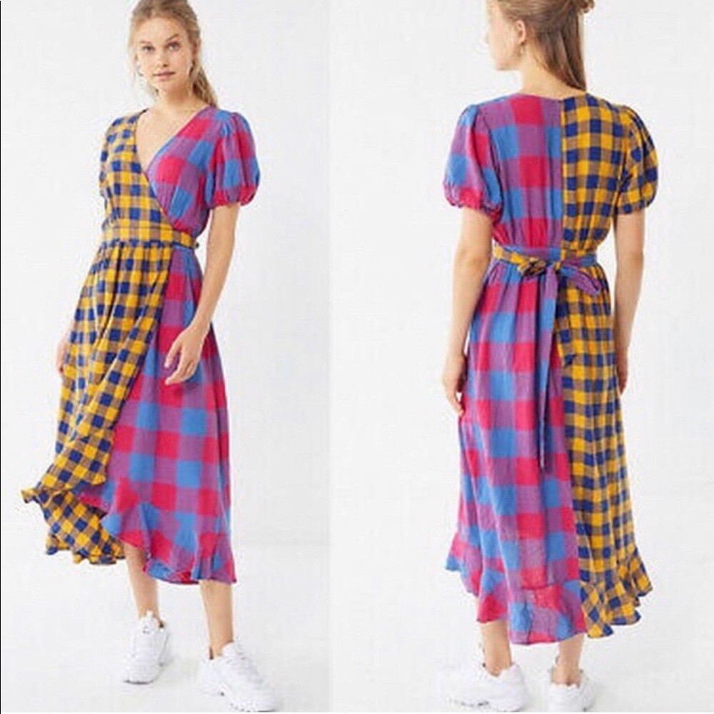 ISO!! Urban Outfitters Ana Linen Wrap Dress